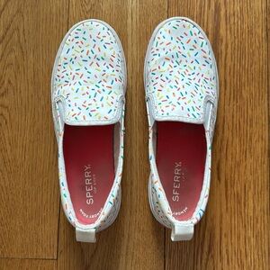 Sperry Women’s Sprinkle Ice Cream Slip On Shoes Size 6
